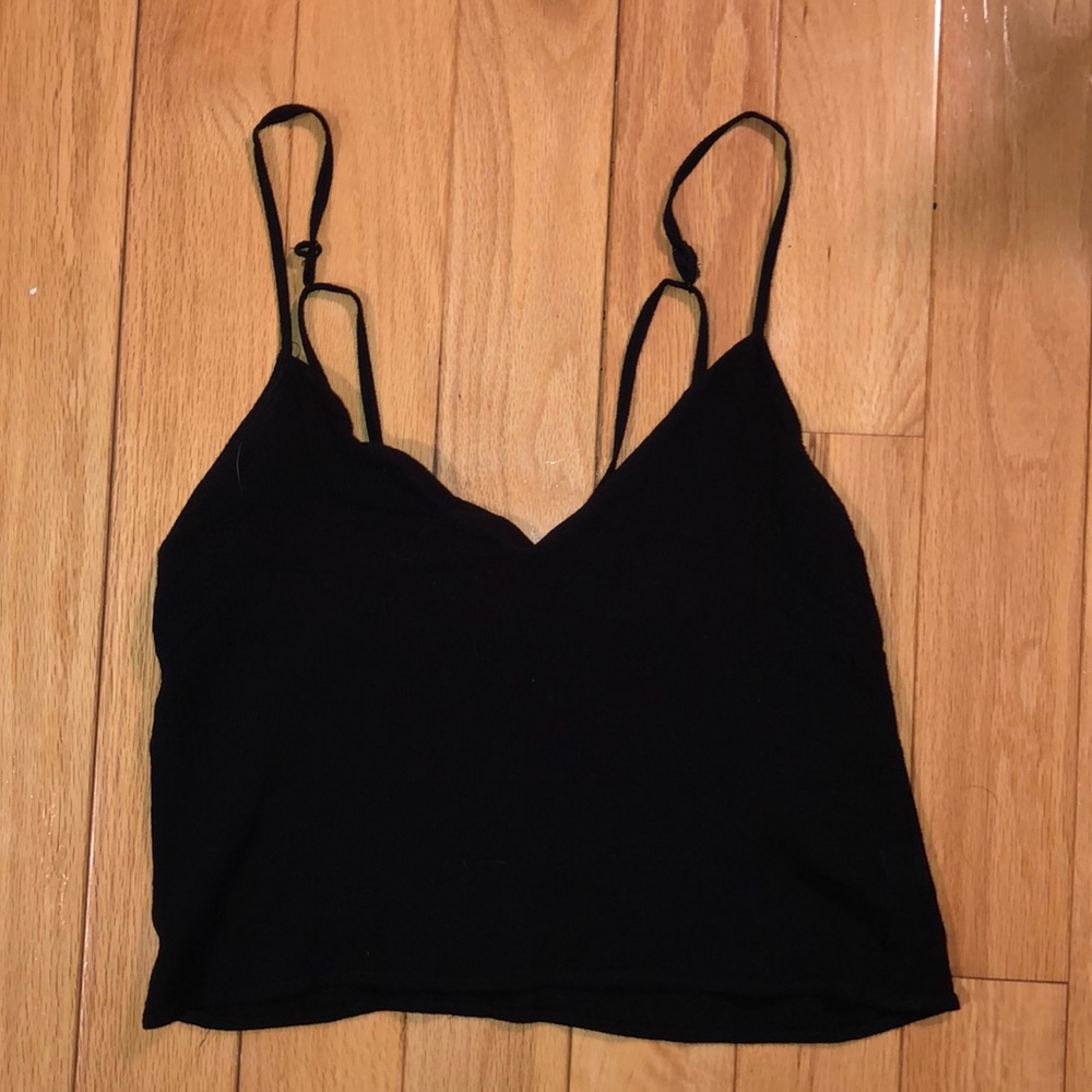 Black flowey tank top